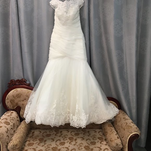 New Sexy BUM Mermaid Mori Lee Wedding Dress, Size 12. Reg $1999 SO FLATTERING! - Picture 2 of 16